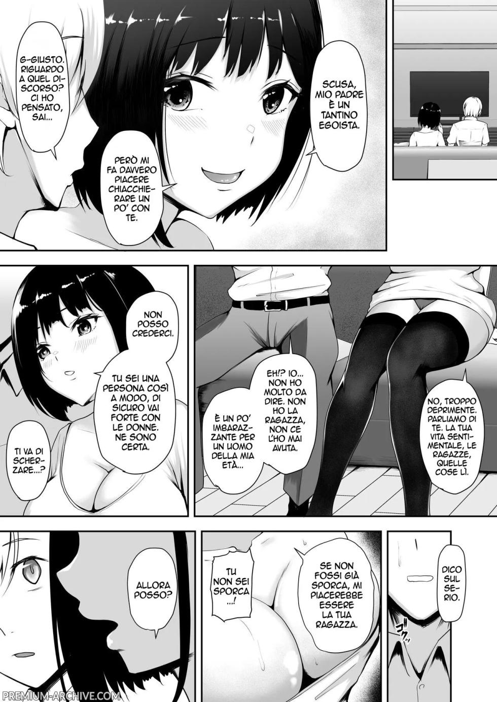 [Yamitsukihaguhagu (Kuware)] Share Manko ~Joushi no Musume ga Ochiru made~ | Vagina condivisa fino a far crollare la figlia del capo [Italian] - Page 18