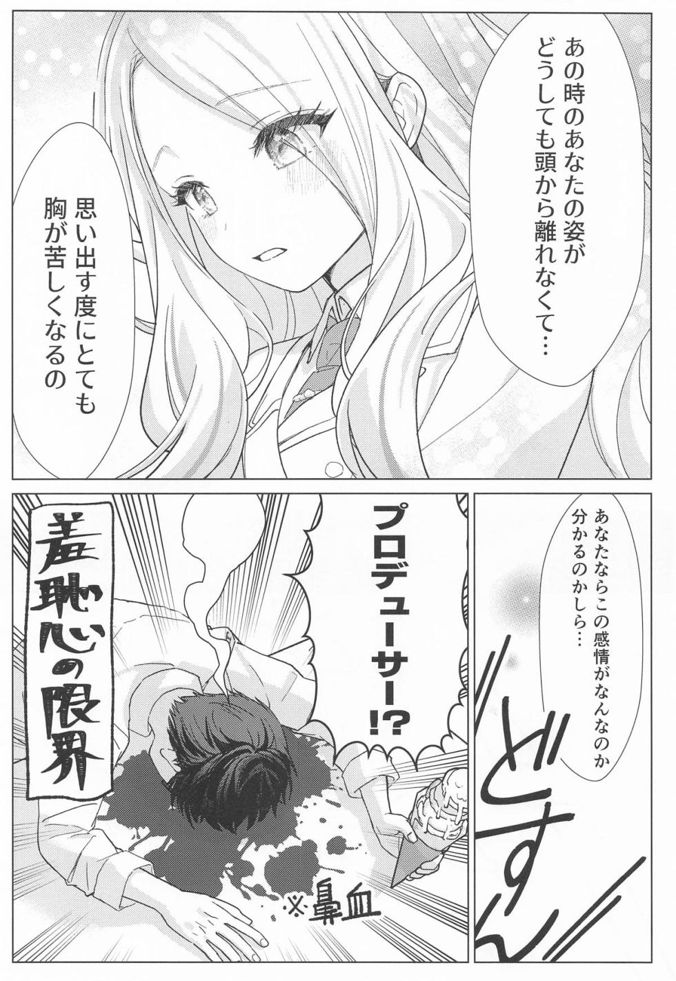 (C106) [Tomarigi-tei (Sakuma Shiki)] Tantou Idol no Seiyoku ga Tsuyosugiru Ken ni Tsuite. (Gakuen IDOLM@STER) - Page 22