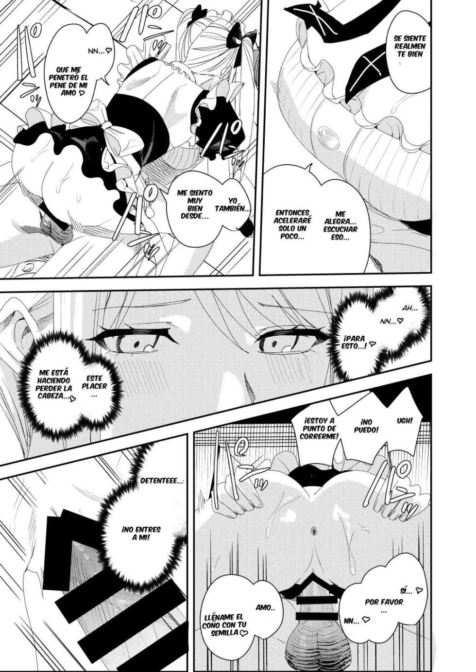 [Amuai Okashi Seisakusho (Betty)] Sekuhara Kyaku wa Maid ni shite Gohoushi Saseyo [Spainsh] [TF SCANS] - Page 30