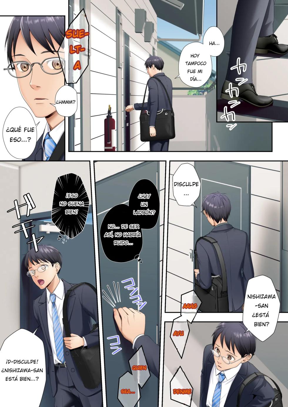 Tonari no Heya ni Sumu Bijin Boshi ga Uchuu Jin ni Nottorarete Shimau Hanashi [TF SCANS] - Page 4