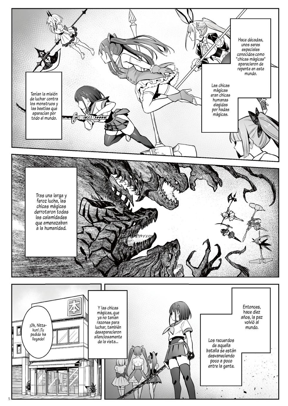 [COMEX (Zhen Lu)] Moto Mahou Shoujo no Kazoku Banashi Tsuki｜Mi Vida Familiar con la Ex-Chica Mágica de la Luna [Spanish] [Al chile no sé Scan] [Digital] - Page 4