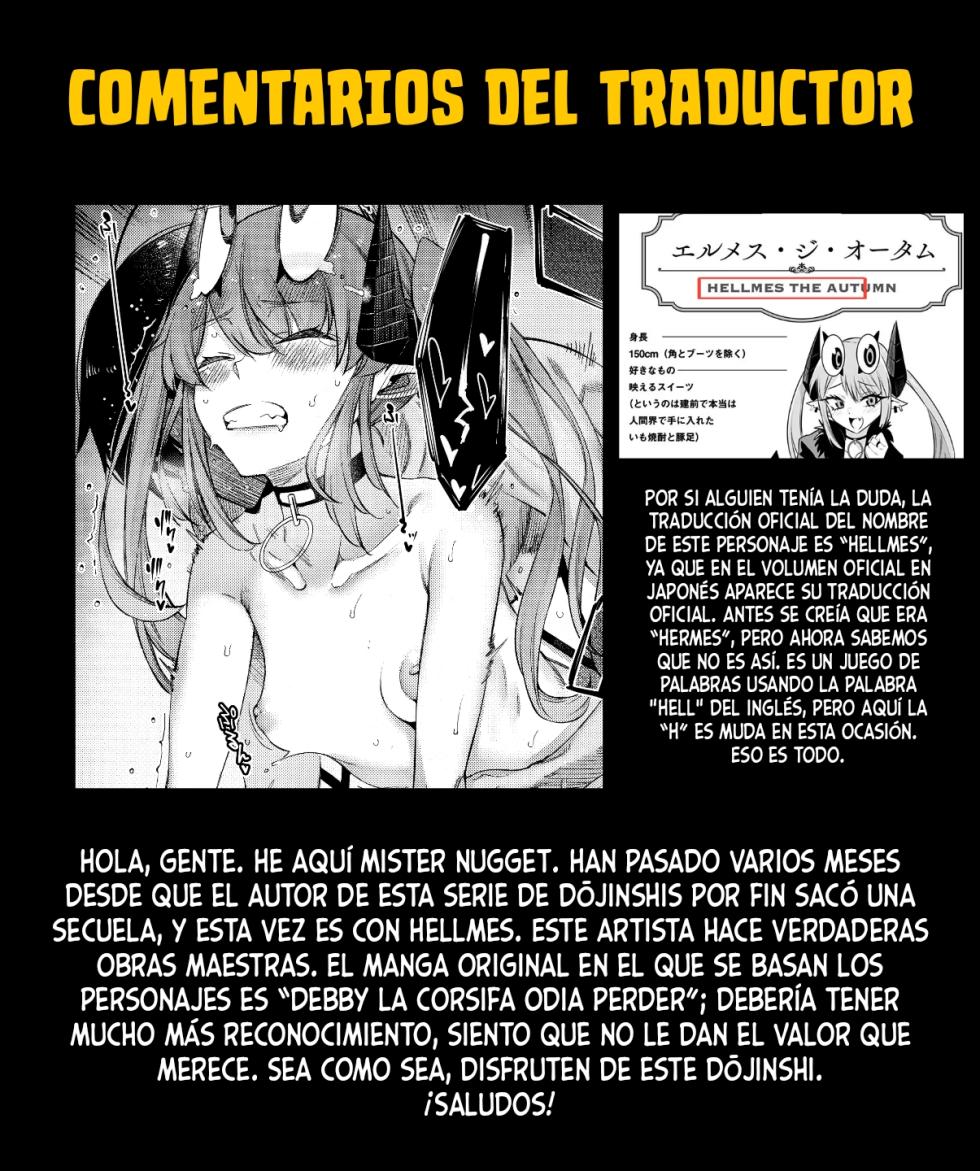 (C106) [Sourou Yarou A-Team (Tarakan)] Gomedebi Hellmes Hen | Lo Siento, Debby - Edición Hellmes (Debby the Corsifa wa Makezugirai) [Spanish] [Mister Nugget] - Page 22