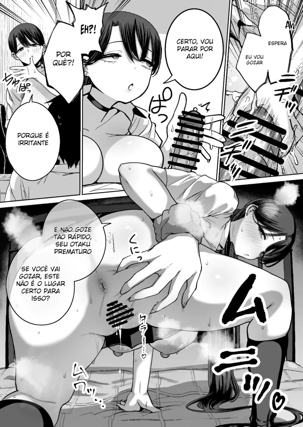 [Hanekkaeri (Ricochet)] Otaku no Boku ni mo Nakadashi Sasete Kureru Yasashii Yariman Bitch Gal [Portuguese-BR] [Digital] - Page 35