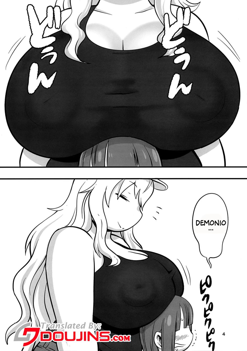 (C100) [UNKNOWN MEAT (Kojima Video)] Paidora (Kobayashi-san-chi no Maid Dragon) [Spanish] [Anything] - Page 3