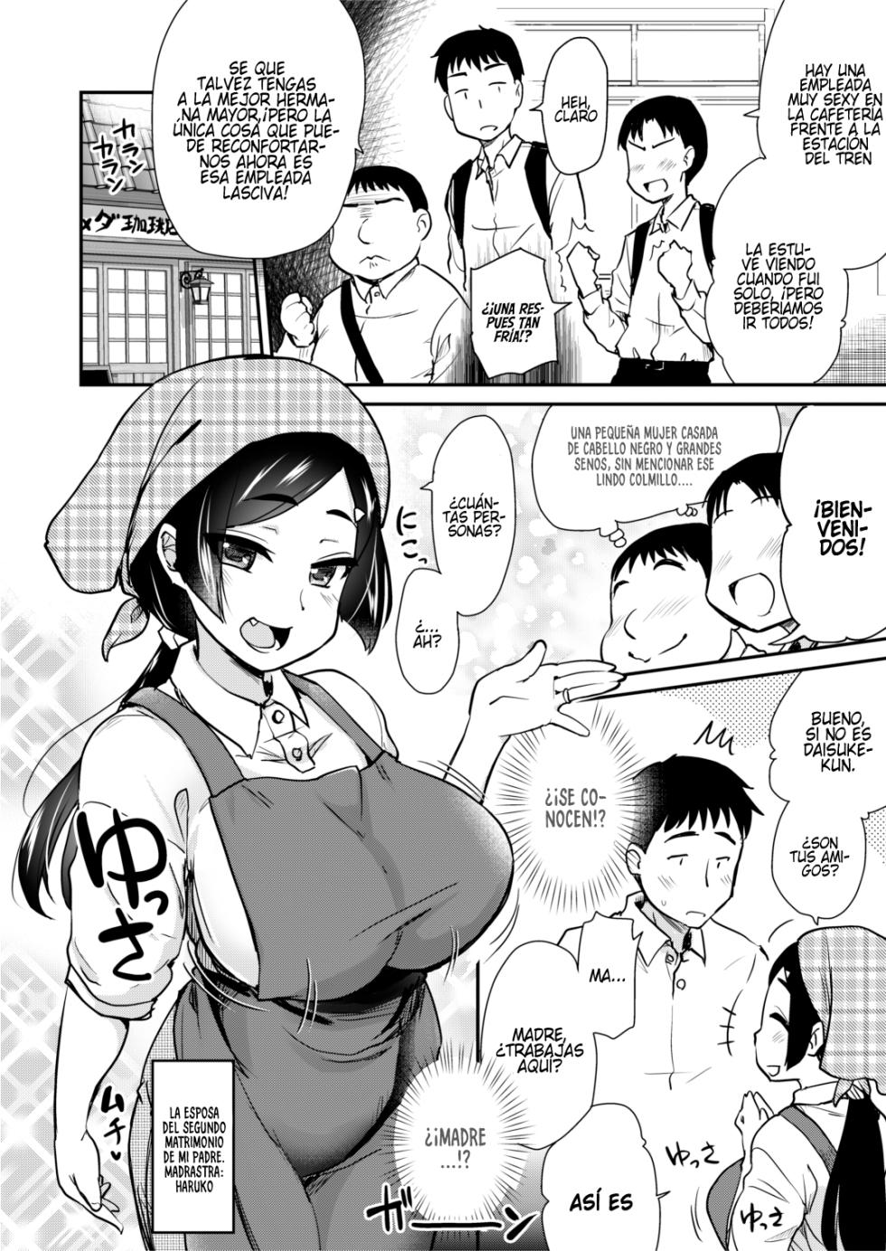 [Shin Hijiridou Honpo (Hijiri Tsukasa)] Tomodachi ga Urayamu H Sugiru Boku no Mama to Onee-chan wa, Tokoro Kamawazu Boku o Yuuwaku o Shite Kimasu.｜Mis Amigos Están Celosos de Mí por Tener unas Súper Sexys Madre y Hermana, Quienes Tratan de Seducirme Dondequiera que Estemos. [Spanish] [Los causas que te alegran la noche] [Digital] - Page 9