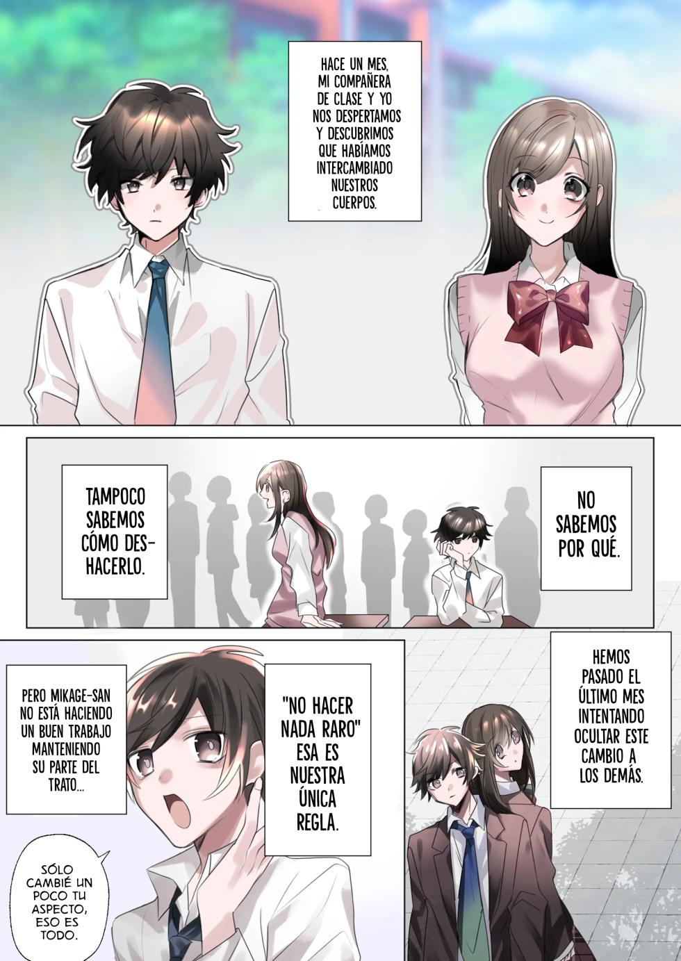 My Erotic Love Triangle Relationship After Bodyswpping With A Classmate!? [TF SCANS] - Page 3