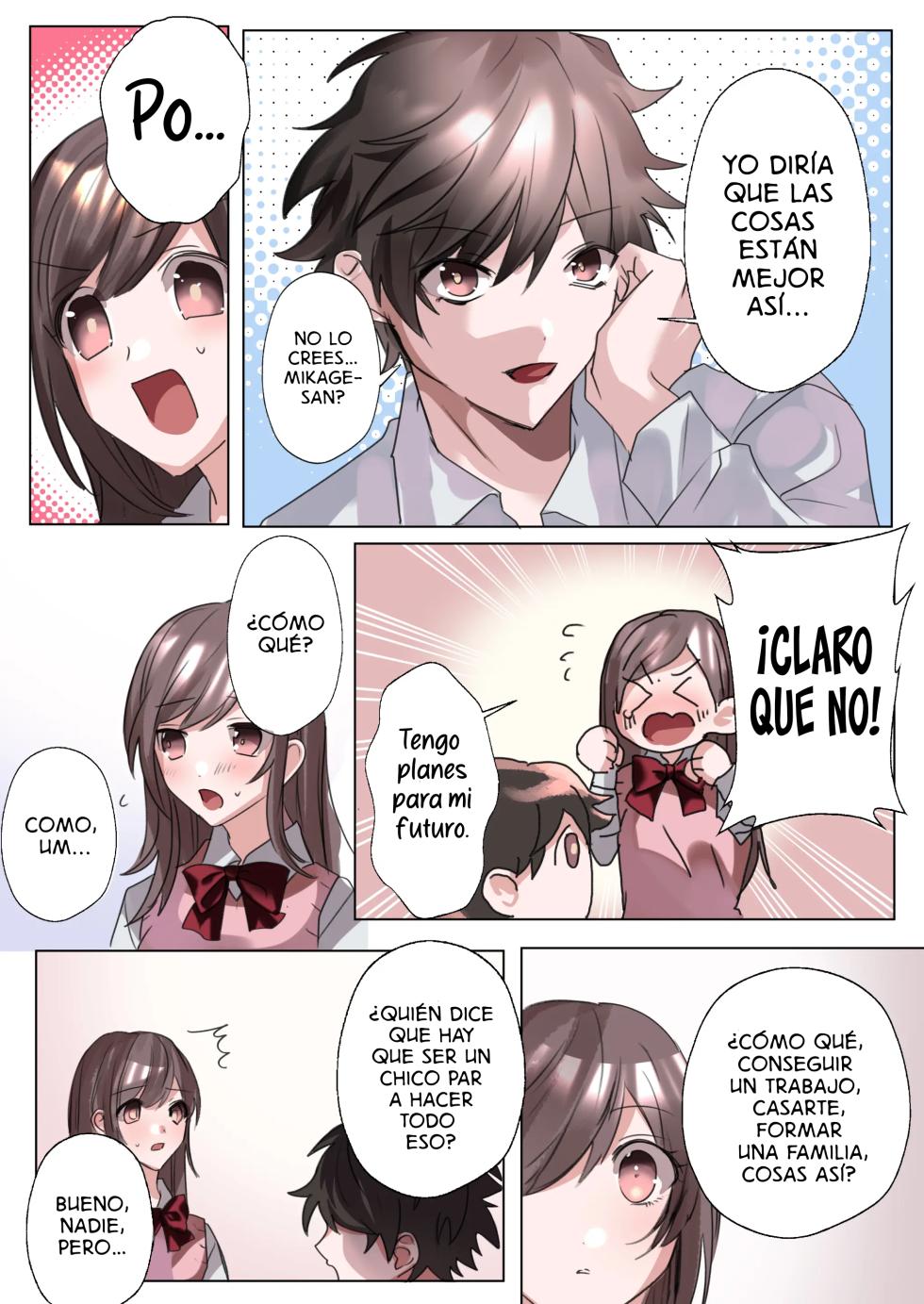 My Erotic Love Triangle Relationship After Bodyswpping With A Classmate!? [TF SCANS] - Page 8