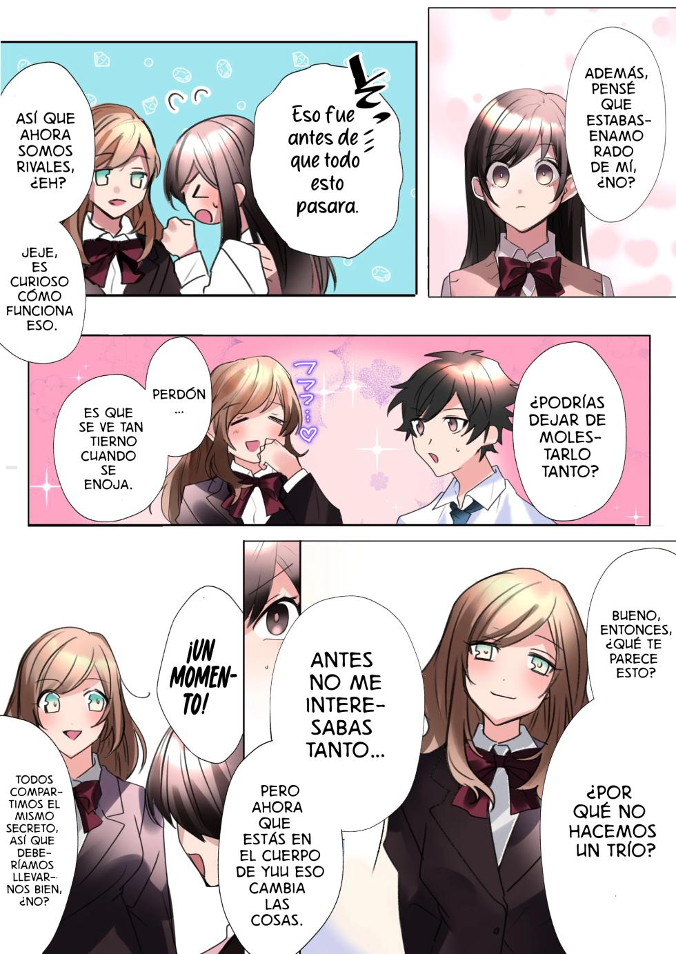 My Erotic Love Triangle Relationship After Bodyswpping With A Classmate!? [TF SCANS] - Page 24