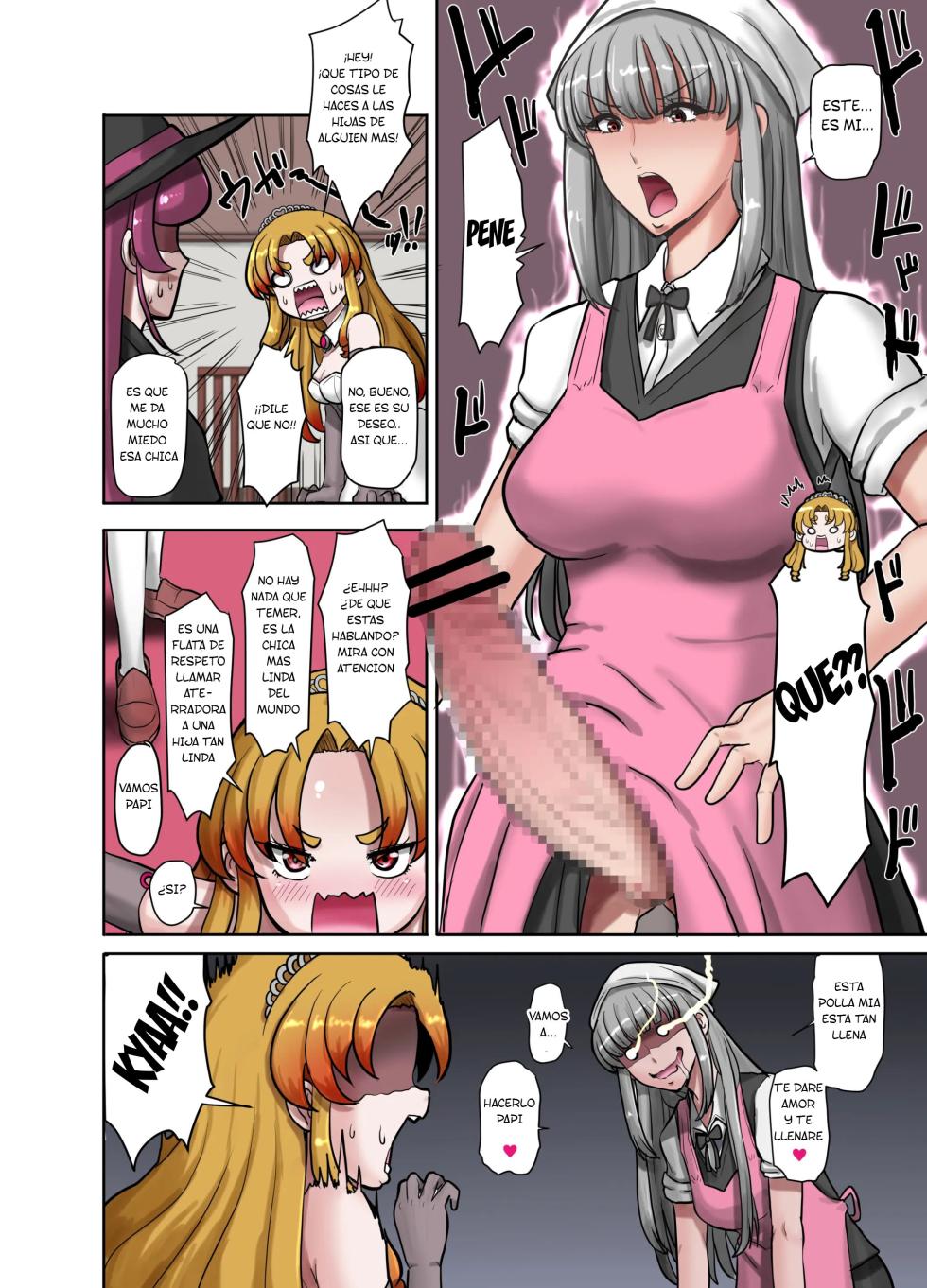 [Greg Soujou (Teiesuya)] Nyotaika Douwa Papaderella ~ Papa Suki Musume wa Nyotaika Papa o Haramasetai [Spanish] [TF Scans] - Page 8