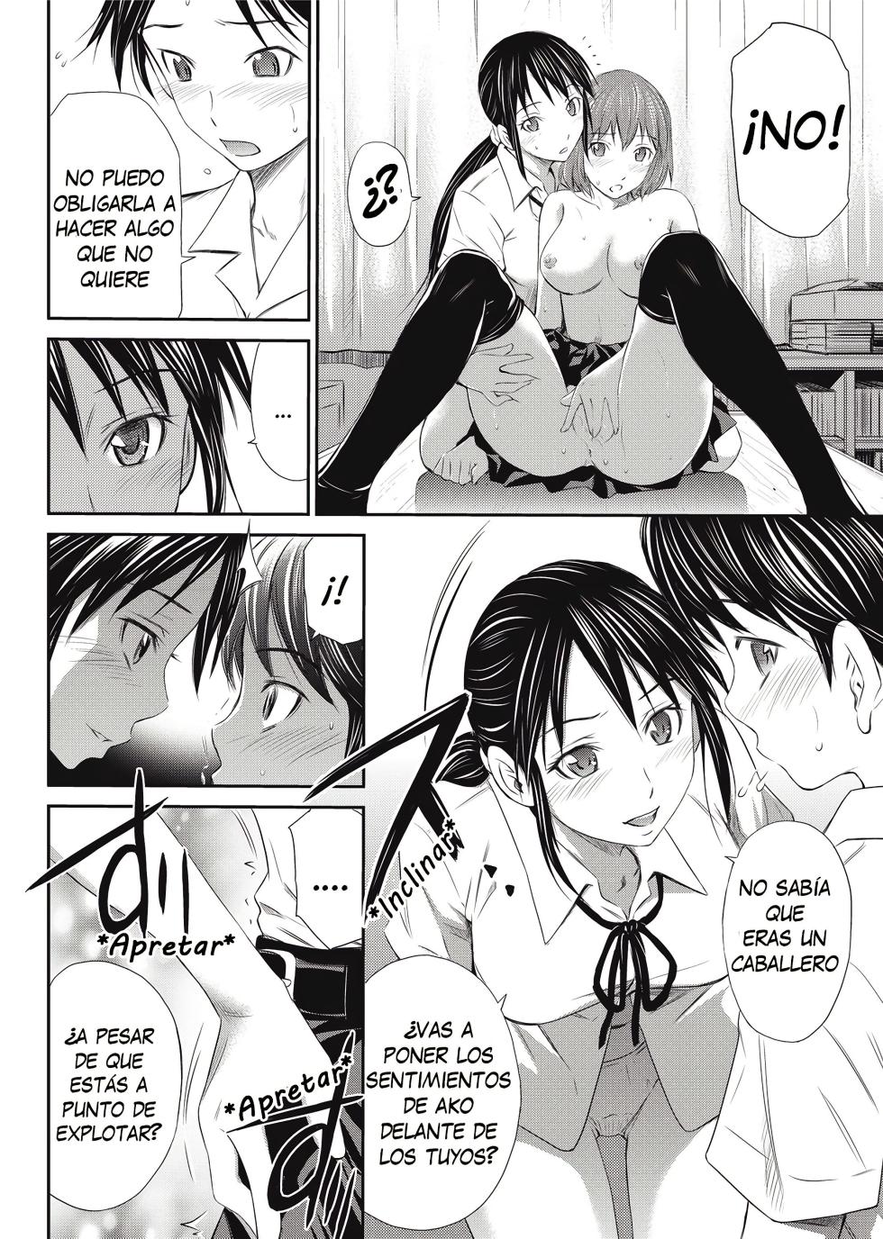 [Sabashi Renya] Momoiro Triangle | Peachy Triangle [Spanish] [Decensored] [arKram + Biblioteca hentai] - Page 11