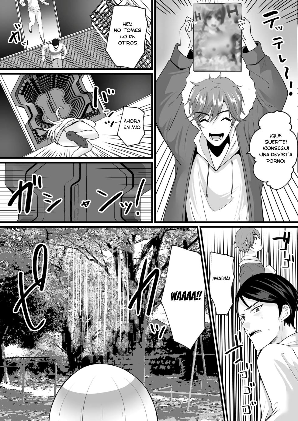 [Mashiro no Hihoukan (Labui)] Nyotaika de Time Slip!? Genshi Sekai de Akuyuu to Fuufu Seikatsu!? [Spanish] [TF Scans] - Page 3