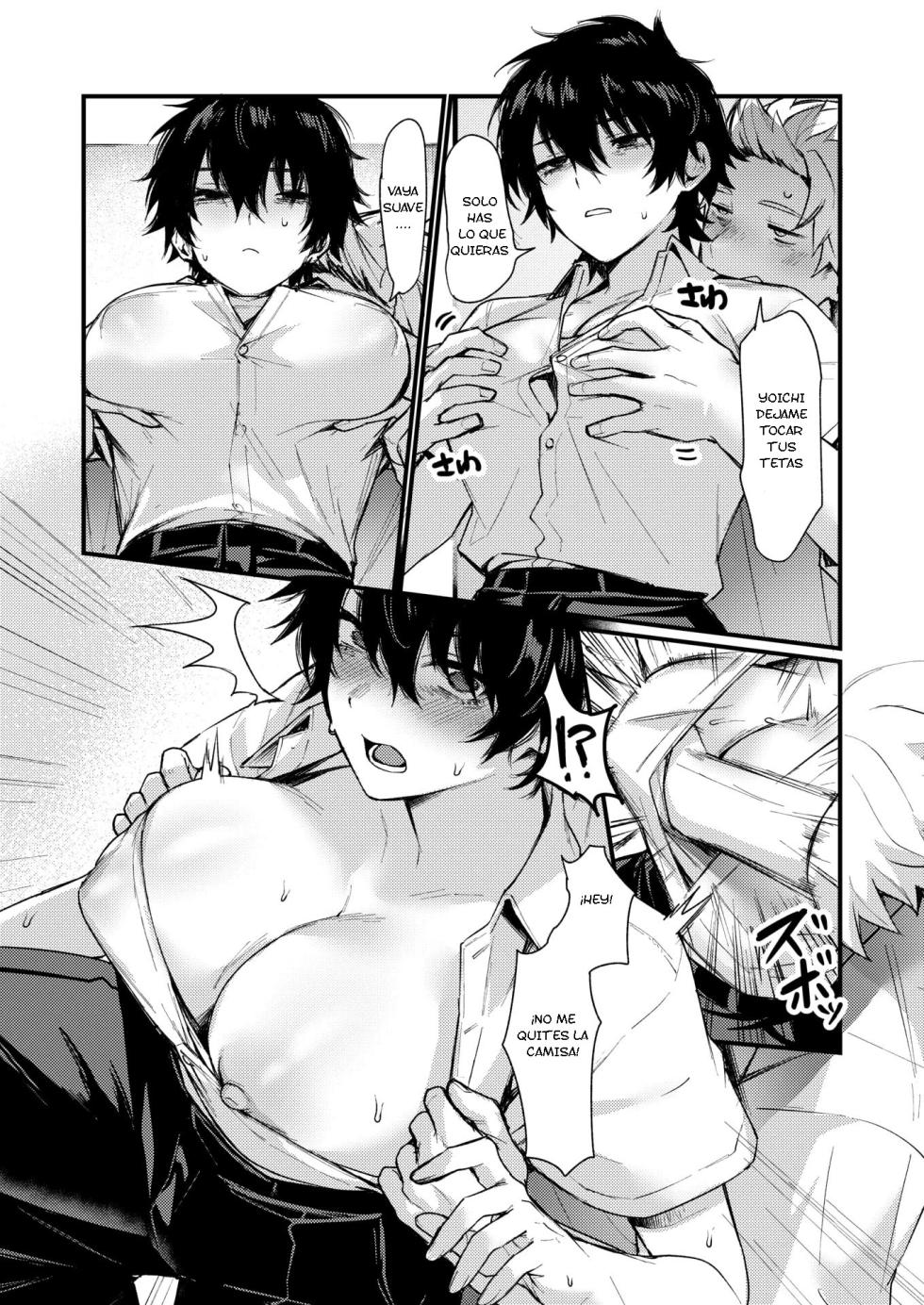 [Echigoya Takeru] Izumi no Megami ni Shomo nai Koto o Negau na ! ~ Tatoeba Tomodachi o Nyotaika Sasetari ~ [Spanish] [TF Scans] - Page 6