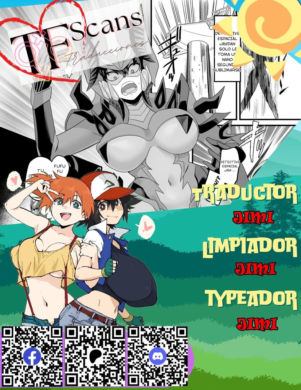 [Amuai Okashi Seisakusho (Amuai, Kouji)] Uchuu Keiji Jaydan Inkai no Chousen | Detective espacial Jaydan [Spanish] [TF Scans] - Page 35