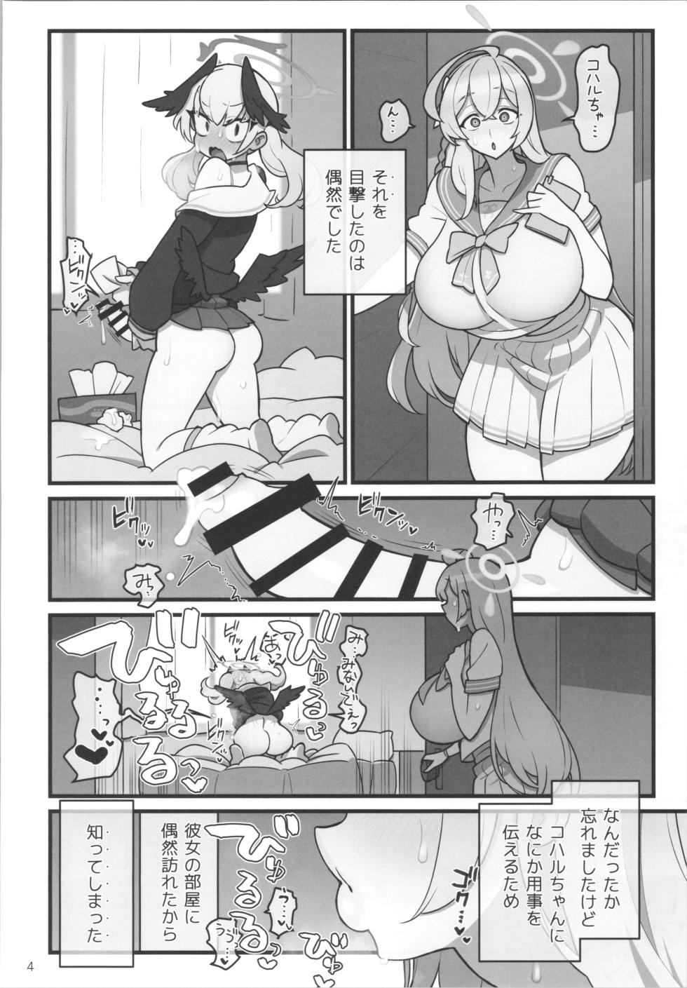 (C103) [Kakuzato-ichi (Kakuzatou)] Koharu  Futanaru (Blue Archive) - Page 5
