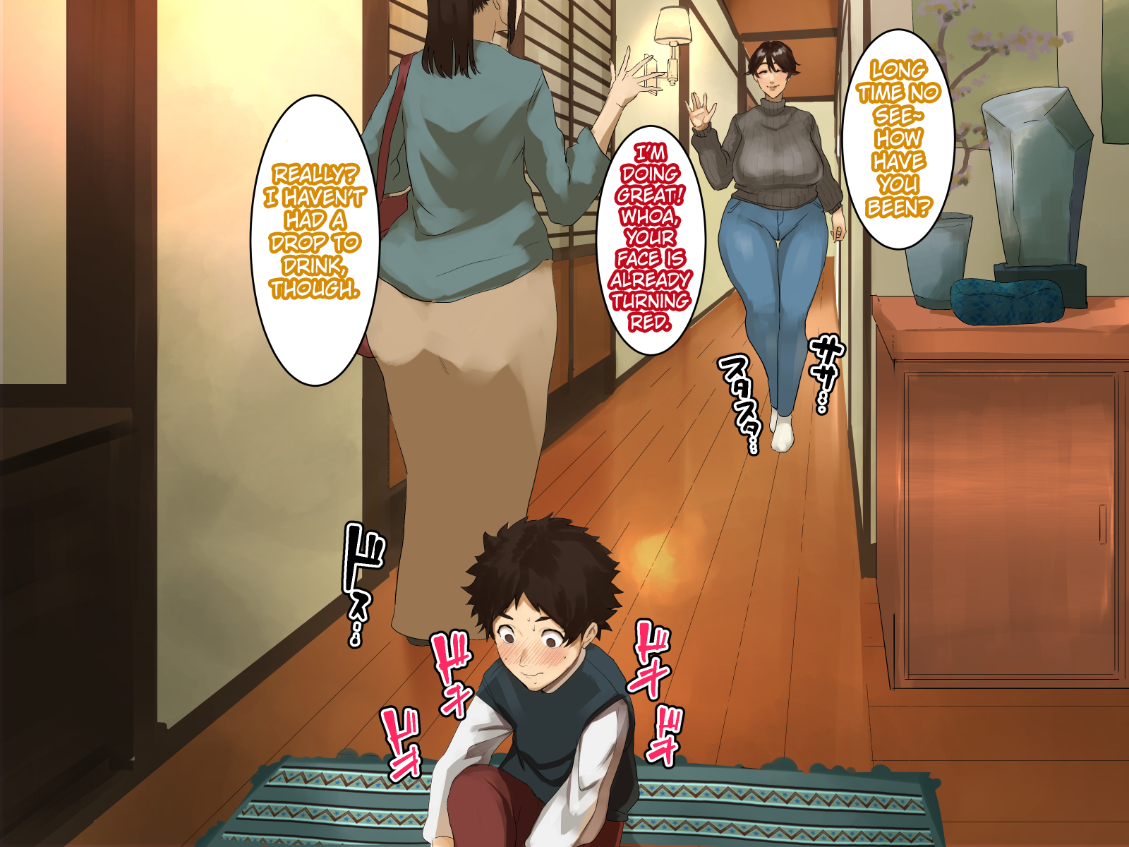 [Mynashi (Ecoruby)] Toshikoshi shinseki no oba-chan-tachi to no ichiya 2 (first & second part) [English] [Kuraudo] - Page 14