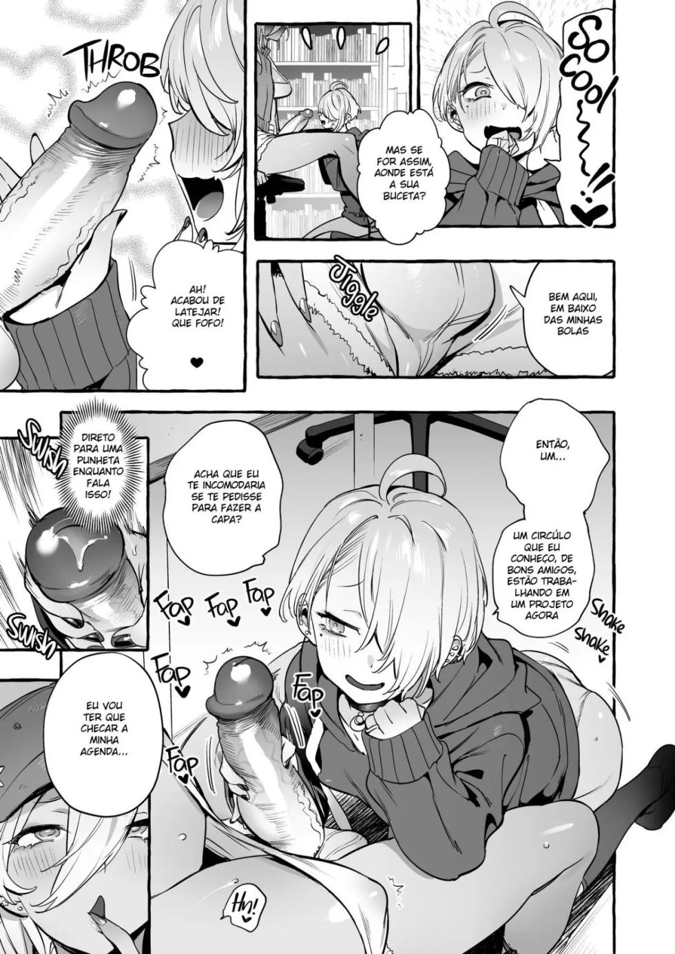 [Hibon (Itami)] OtaCir no KuroGal VS Bokura [Portuguese-BR] [Decensored] [Digital] - Page 18