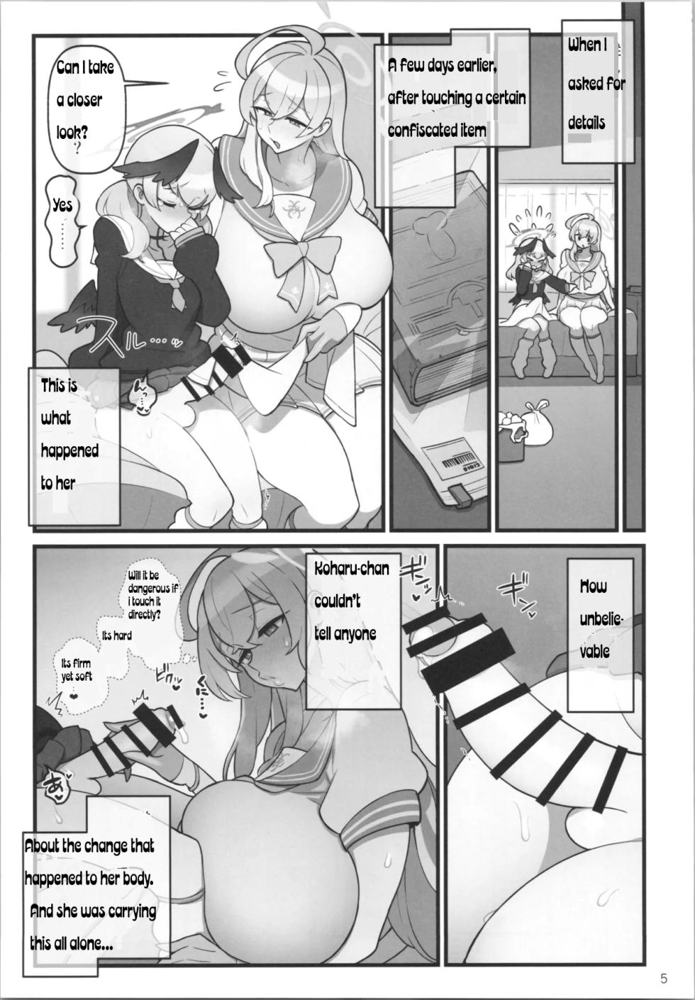 (C103) [Kakuzato-ichi (Kakuzatou)] Koharu Futanaru (Blue Archive) [English] [Diegsterr] - Page 7