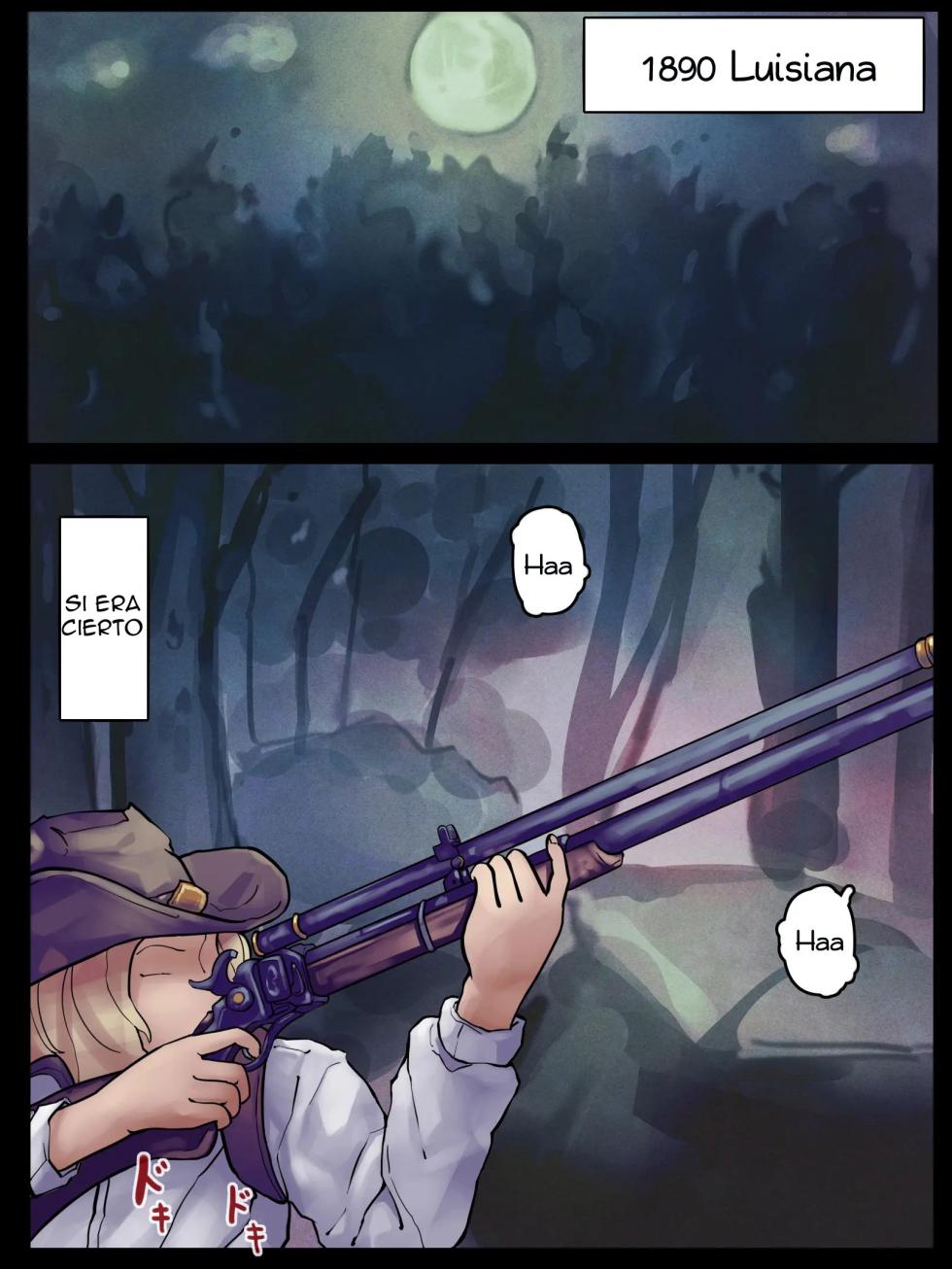 [Jingai Lab] 1890 -Chikyuujin no Kodane ga Hoshii Uchuujin VS Shoukin Kasegi- | 1890 -Extraterrestre que Quiere la Semilla de los Terrícolas VS un Cazarrecompensas- [Spanish] [El naranjas = Mr.Naranjas] - Page 4