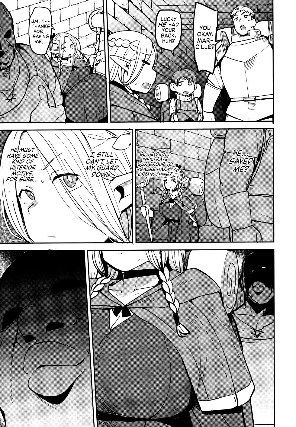(C106) [North70 (Nanao Yukiji)] Chin Ochi Donkusa Elf | Dumbass Elf, Dicked Over And Dicked Down (Dungeon Meshi) [English] [Suizokukan] - Page 6