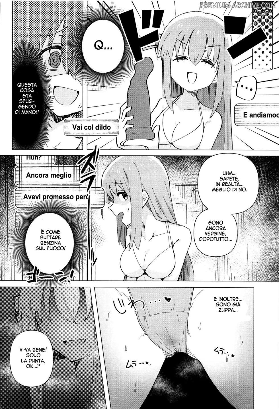 (C101) [Yakitori Teishoku (Toriyaro)] Shounin Yokkyuu (Bocchi the Rock!) [Italian] - Page 13