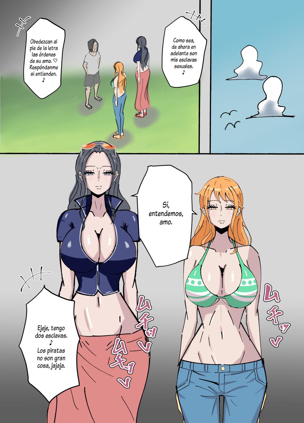 [Ekaki Gaikokujin] One Piece × Muteki Kimootoko｜One Piece × El Tipo Espeluznante Que Tiene Un PODER INVENCIBLE 1-3 + Extras (One Piece) [Spanish] [Al chile no sé Scan] - Page 5