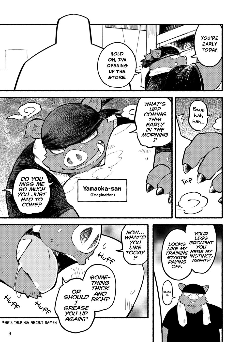 [Goroujirou (Kinoshita Jiroh)] Yamaoka-san's Ramen - Refill! [English][Digital] - Page 9