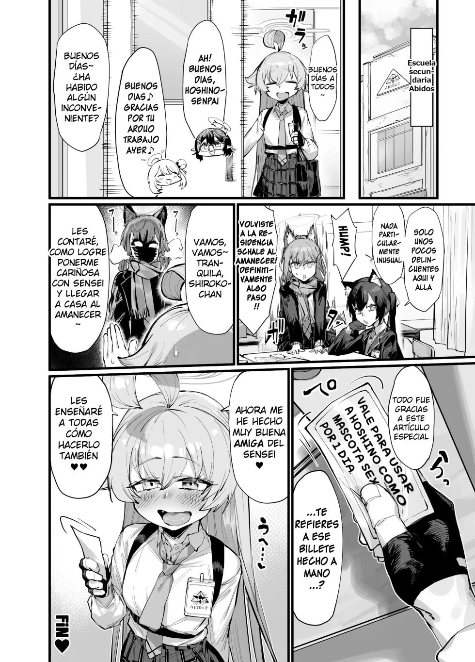 [Takutaku] Kawaii Seito wa 1-nichi OnaPet｜Una Linda Estudiante es mi Mascota de Masturbación Por 1 Día (Blue Archive) [Spanish] [KnightsMighty] - Page 24