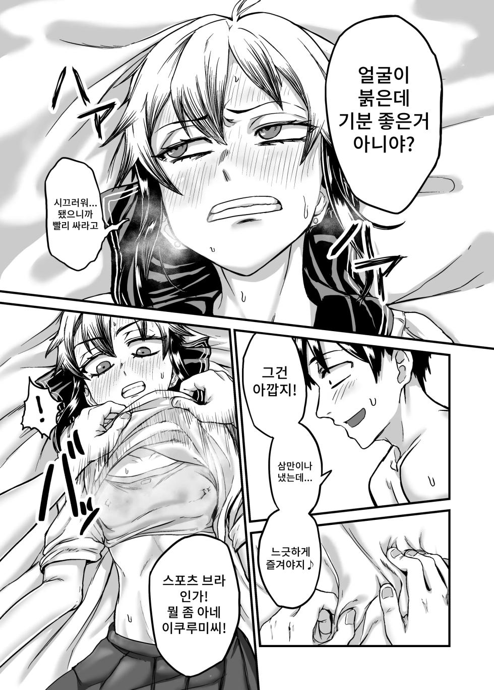 [Mikakunin Seimeitai (unknown)] Bokukko Gal ga Gacha no Kakindai no Tame ni Taishou o Kagaseru | 보이쉬한 갸루가 가챠 과금비 때문에 자기 체취를 맡게 한다 [Korean] - Page 18