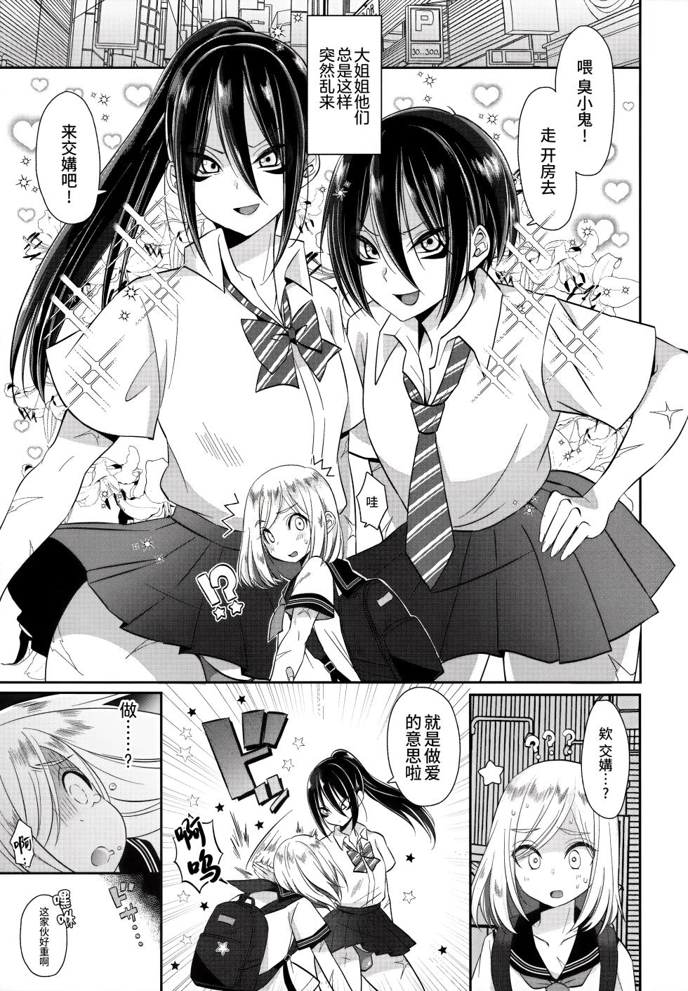 (Futaket 15.5) [Bassroom (Naganolila)] Onee-chan ♂ ni wa Kanawanaittsu (One Punch Man) [Chinese] [oo2oo个人汉化] - Page 4