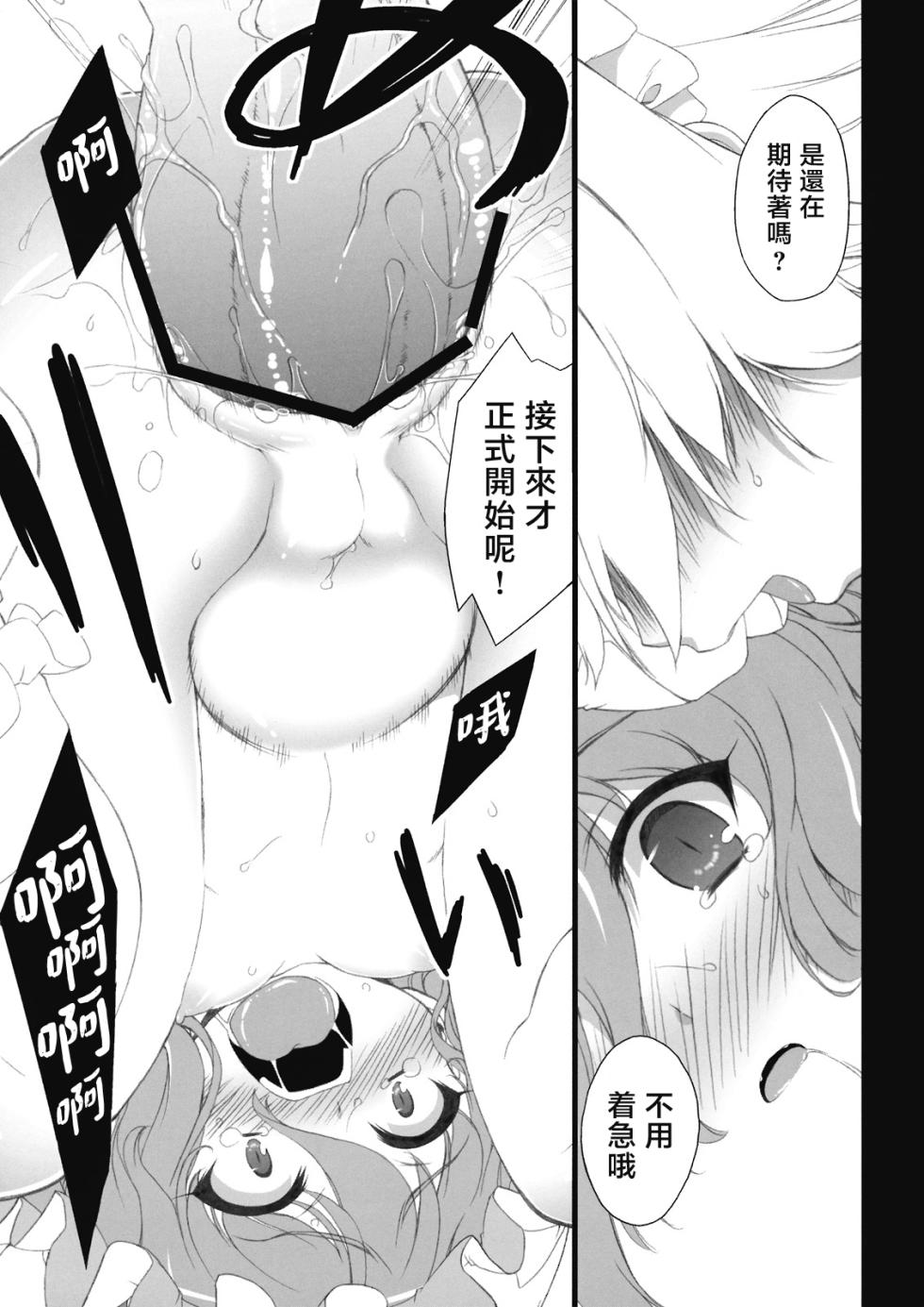 (C76) [TUKIBUTO (Hyouju Issei)] HI-Juusha no Joou (Touhou Project) [Chinese] [堕樱汉化组] - Page 19