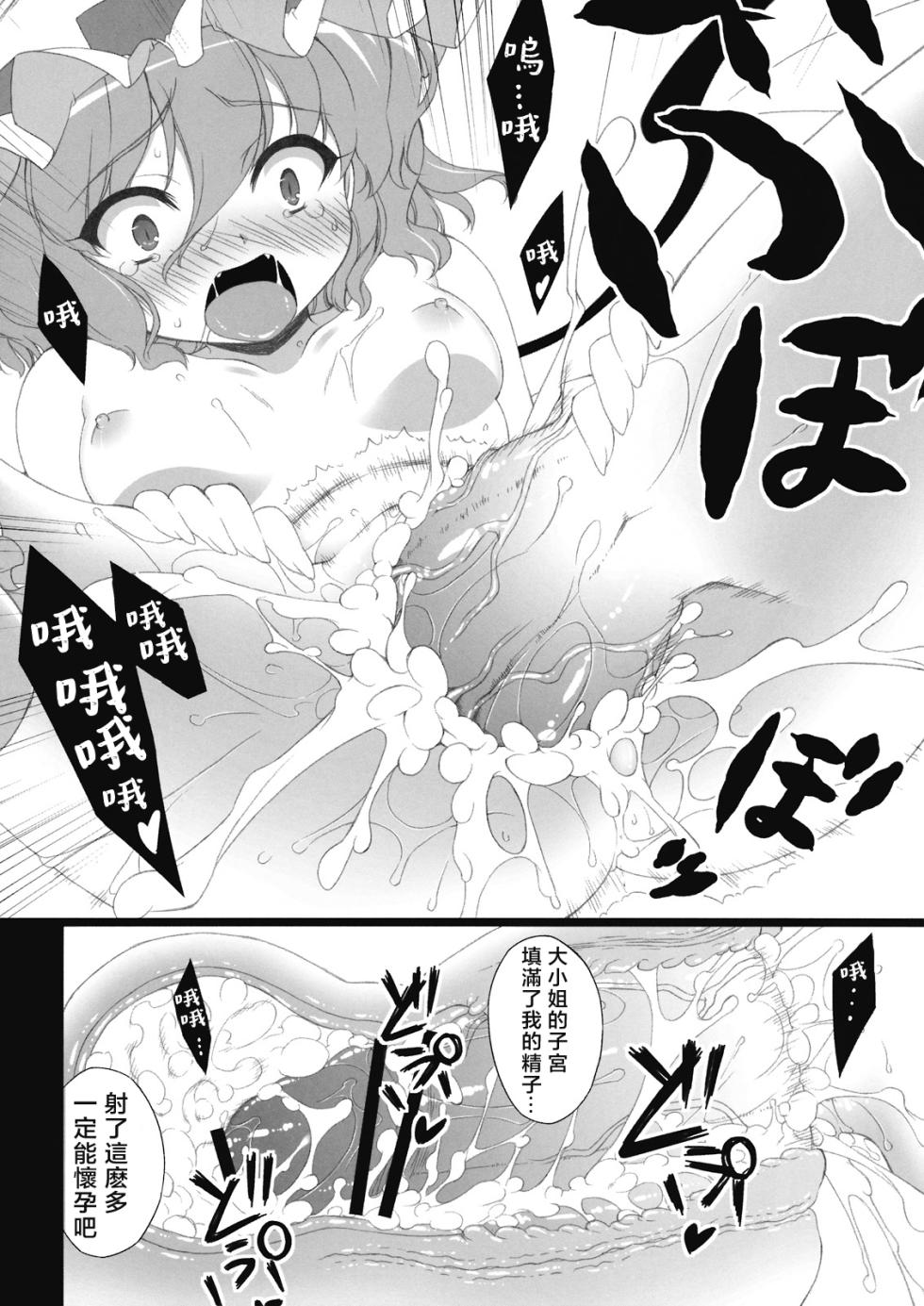 (C76) [TUKIBUTO (Hyouju Issei)] HI-Juusha no Joou (Touhou Project) [Chinese] [堕樱汉化组] - Page 22