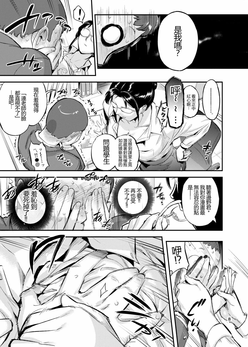 [VOLVOX (Opocom)] Discipline Teacher Matsunoha is Devouring the Students She Stares Down!? (Original) [DL Edition] - Page 9