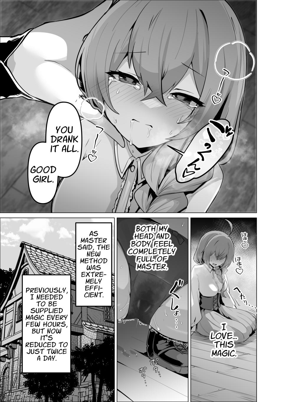 [HASHIOKI (Otemoto)] Oshishou-sama, Se~shi o Kudasai | Master, Please Bestow Me Your Mana! [English] [APA] - Page 23