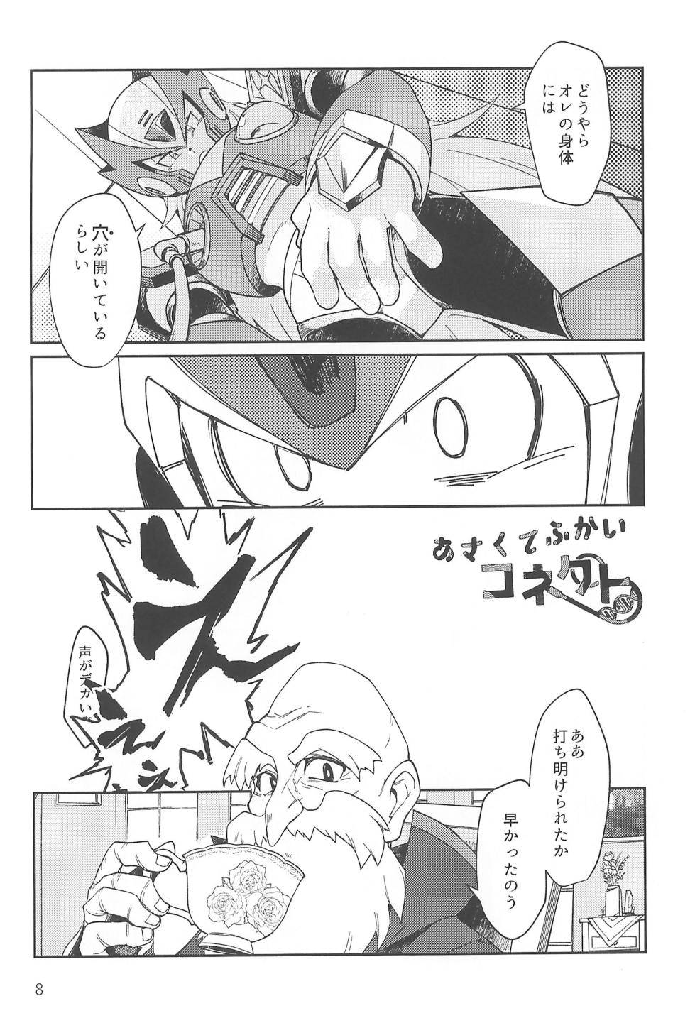 (MEGA☆ROCK) [b@7 (Kobayashi t)] Asakute Fukai Connect (Megaman X) - Page 8
