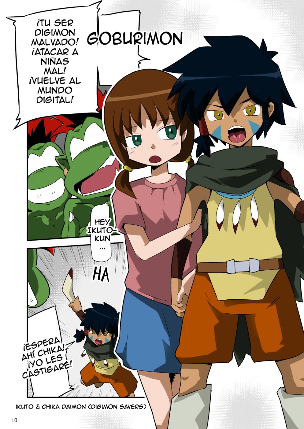[Mugen Mountain (Basuta)] Gobli nanka ni Zettai Makenai mon -THE BEGINNING- Spanish Colored.rar - Page 11