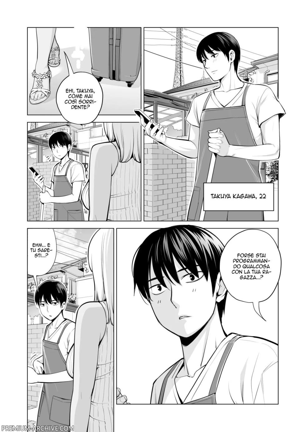 [HGT Labo (Tsusauto)] Nureane ~Batsuichi no Ane to Sex o Shita Natsu no Yoru | La sorella bagnata [Italian] - Page 7