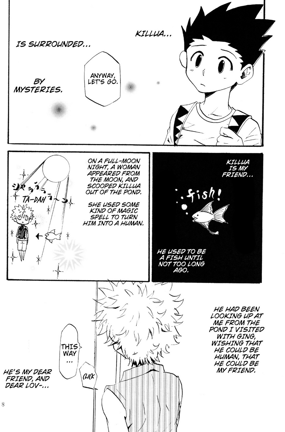 [Amanojaku. (Sakichi)] Boku to Kimi no Monogatari Kouhen | The Story of You and Me Part 2 (Hunter x Hunter) [English] [HXH-Doujinshilivejournal] - Page 9