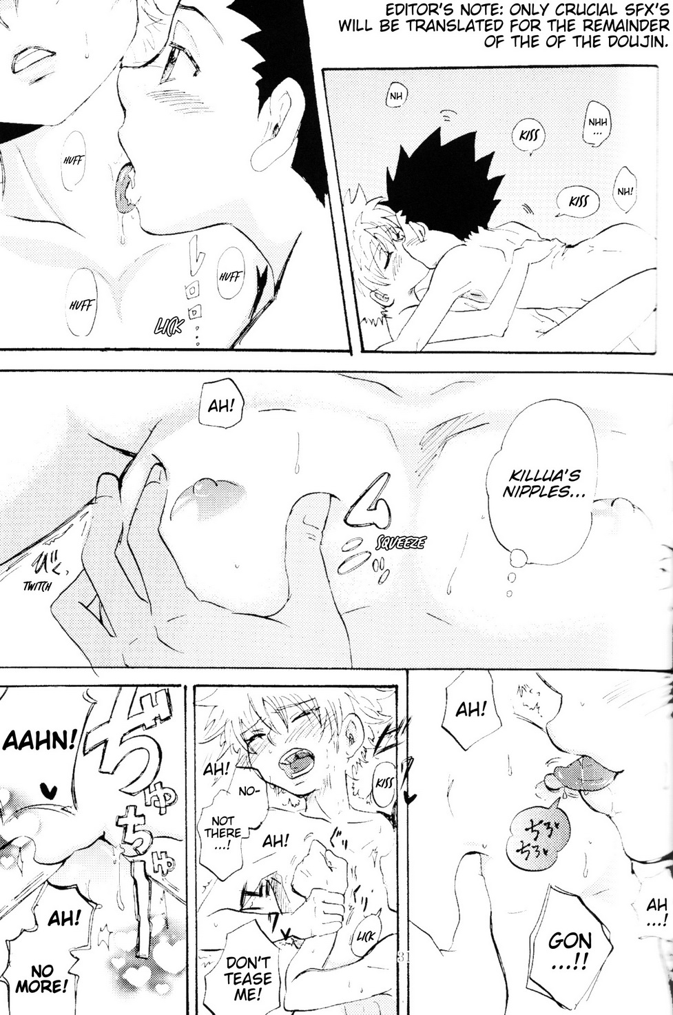 [Amanojaku. (Sakichi)] Boku to Kimi no Monogatari Kouhen | The Story of You and Me Part 2 (Hunter x Hunter) [English] [HXH-Doujinshilivejournal] - Page 32