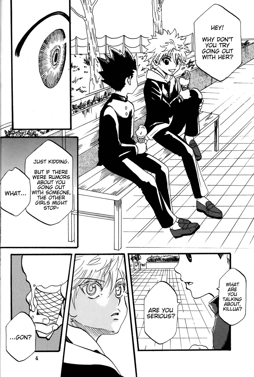 [Amanojaku. (Sakichi)] Boku to Kimi no Monogatari Zenpen | The Story of You and Me Part 1 (Hunter x Hunter) [English] [HXH-Doujinshilivejournal] - Page 5