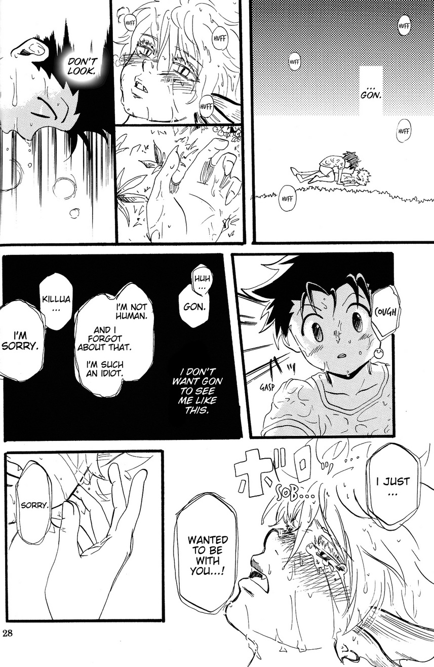 [Amanojaku. (Sakichi)] Boku to Kimi no Monogatari Zenpen | The Story of You and Me Part 1 (Hunter x Hunter) [English] [HXH-Doujinshilivejournal] - Page 29