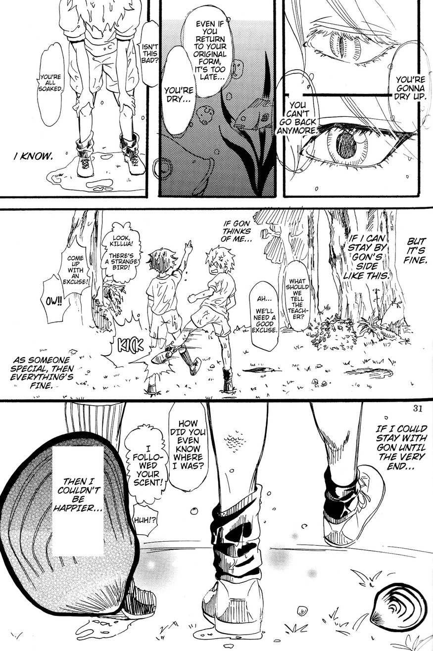 [Amanojaku. (Sakichi)] Boku to Kimi no Monogatari Zenpen | The Story of You and Me Part 1 (Hunter x Hunter) [English] [HXH-Doujinshilivejournal] - Page 32
