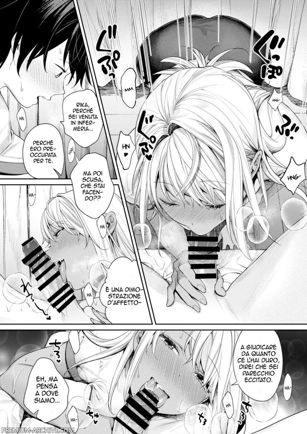 [Yakiniku Teikoku (MGMEE)] Shirokuro Kanojo ga Dekita Riyuu | La fidanzata nera e bianca [Italian] [Digital] - Page 5