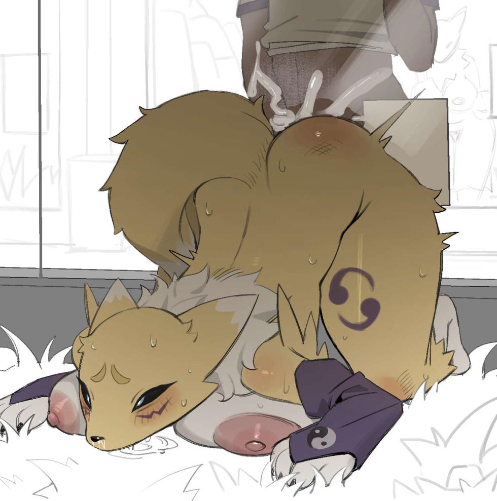 [Zhou] Be very careful around animals that are in heat at the zoo! (Digimon) - Page 13