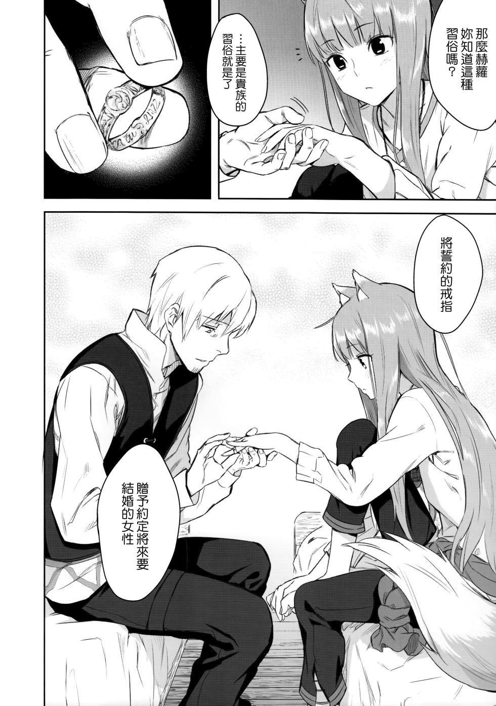 (C83) [Ajisaidenden (Kawakami Rokkaku, Takanashi Rei)] Harvest II (Spice and Wolf)  [Chinese] [Genesis漢化 & eve重嵌] - Page 13