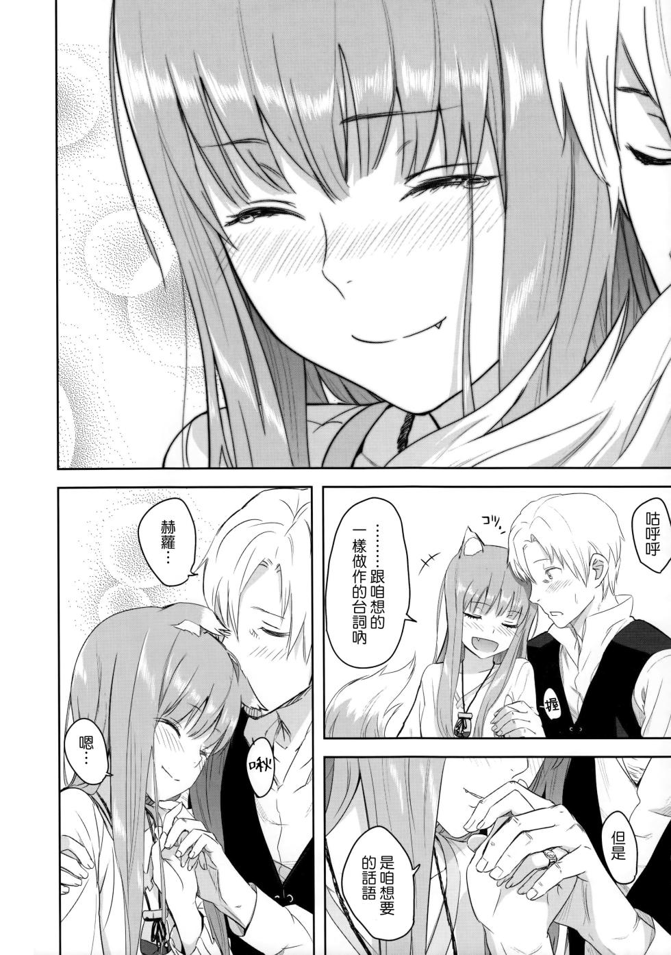 (C83) [Ajisaidenden (Kawakami Rokkaku, Takanashi Rei)] Harvest II (Spice and Wolf)  [Chinese] [Genesis漢化 & eve重嵌] - Page 19