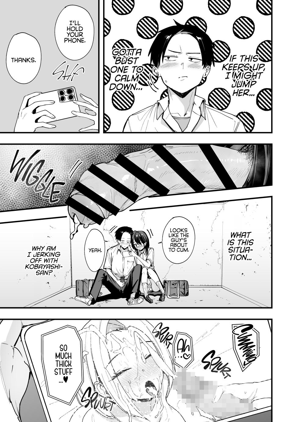 [Fuguta-ke] Tonari no Seki no Tomodachi to Issho ni Onanii Suru Hanashi | The Story About Masturbating Together With the Friend Who Sits Next to Me [English] - Page 19