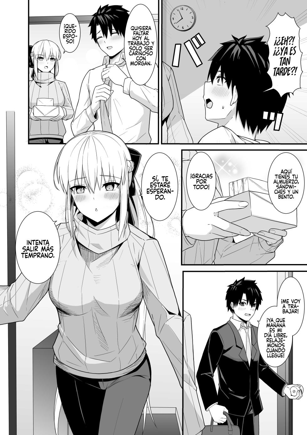 [Natsuzame] Morgan Heika to Shinkon Seikatsu (Fate Grand Order) [Spanish] [Rakuen Translations] [Digital] - Page 3