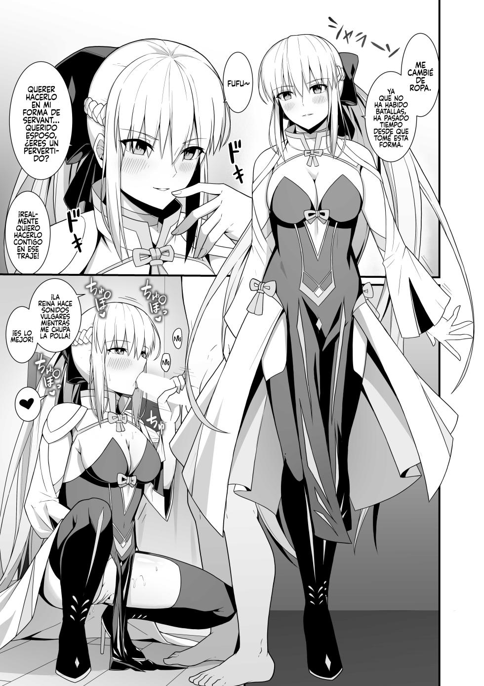 [Natsuzame] Morgan Heika to Shinkon Seikatsu (Fate Grand Order) [Spanish] [Rakuen Translations] [Digital] - Page 18