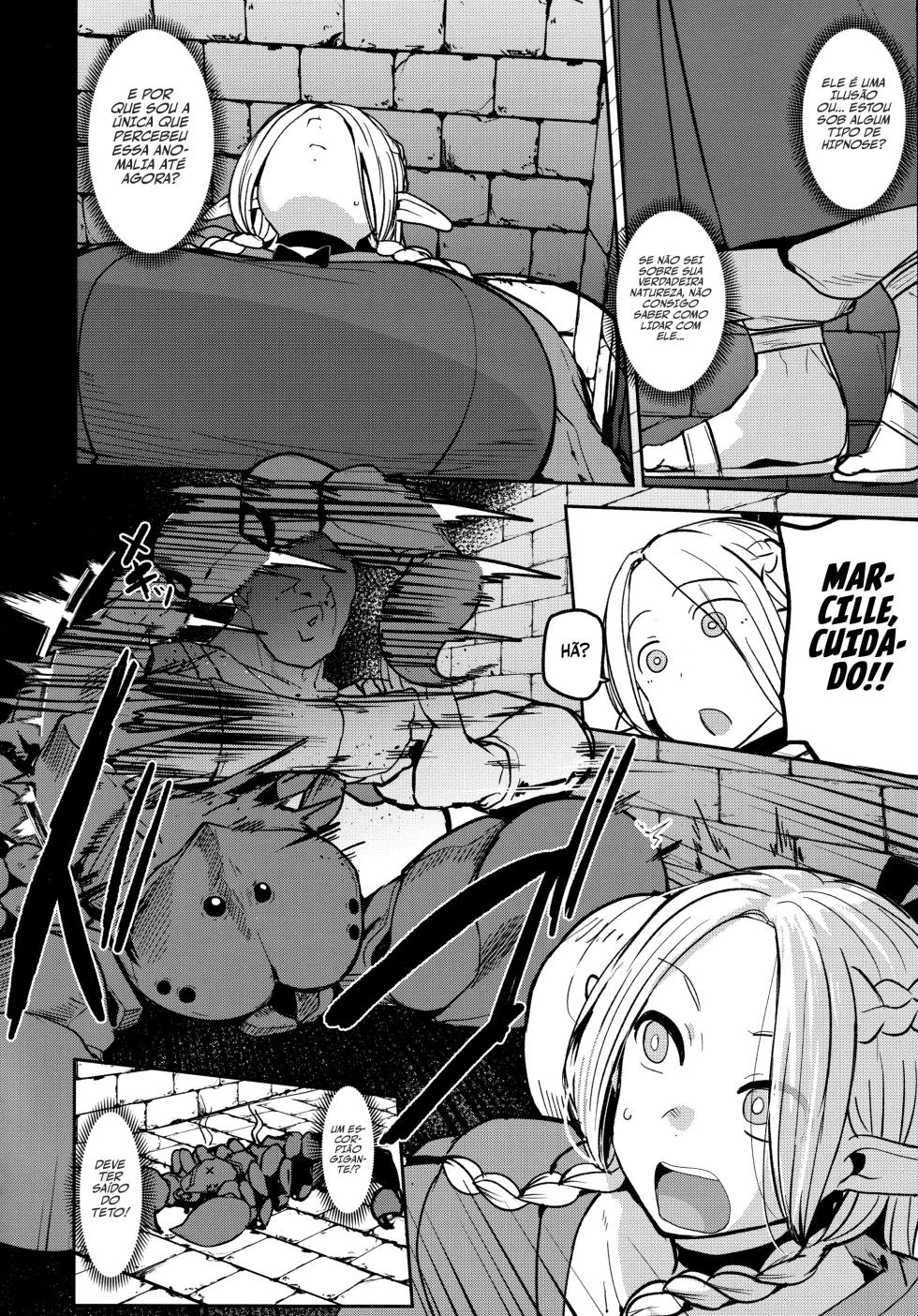 (C106) [North70 (Nanao Yukiji)] Chin Ochi Donkusa Elf | Elfa Idiota Enganada e Comida (Dungeon Meshi) [Portuguese-BR] - Page 5