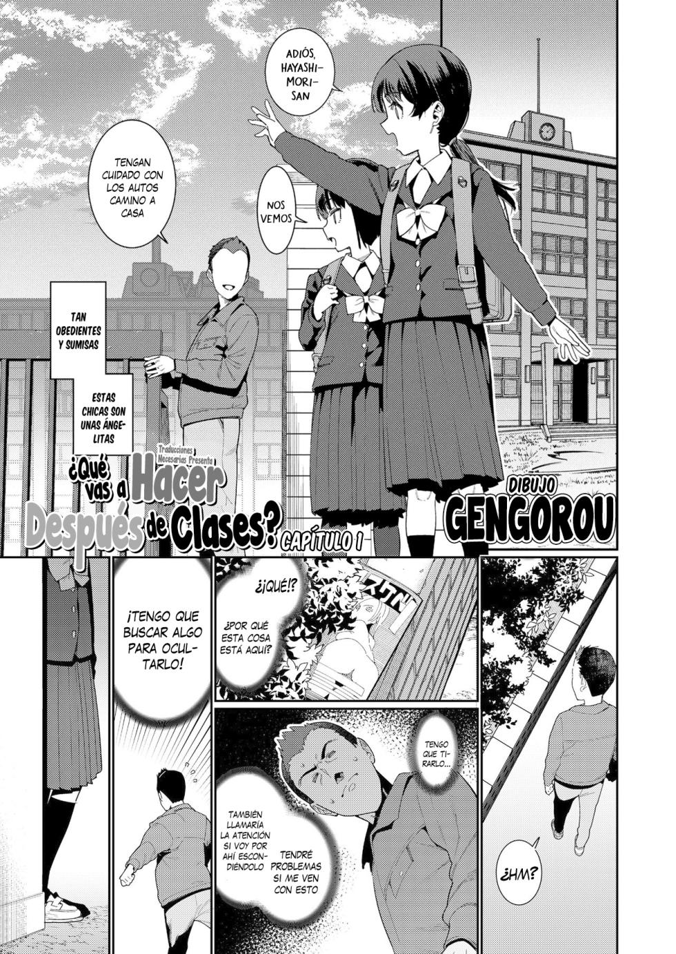 [Gengorou] Houkago Nani Shiteru no？Ch. 1 & 2 - ¿Qué vas a Hacer Después de Clases？Cap. 1 y 2 (Otome Oasis) [Español] [Traducciones necesarias] [Sin Censura] [Digital] - Page 2